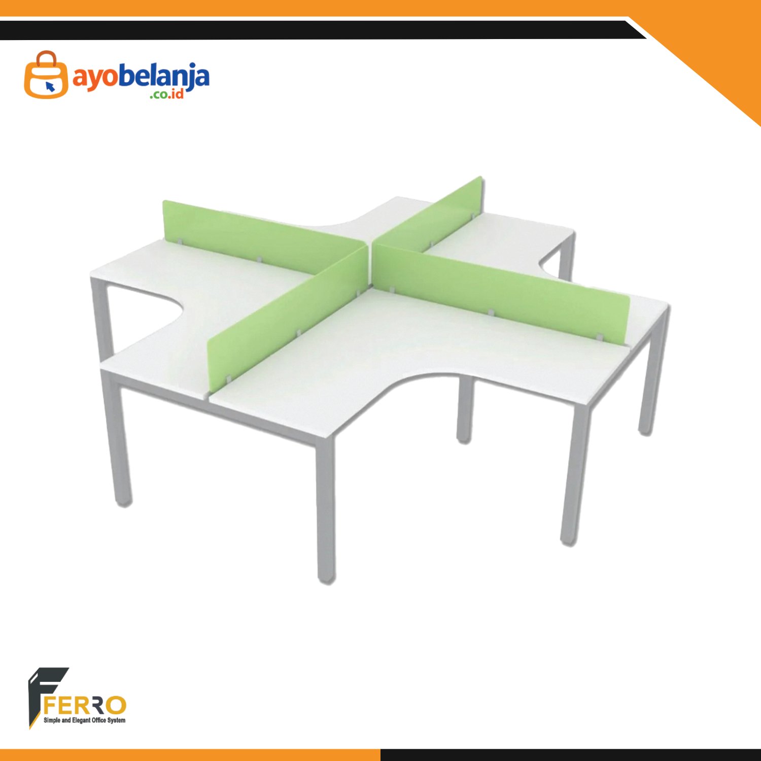 Meja Staff WS-01 uk. 3200