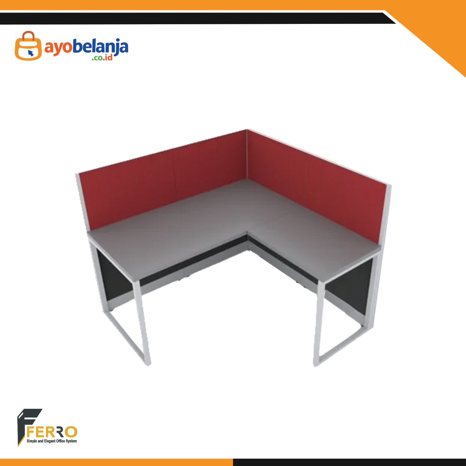 Meja Kerja Kubikal CWD-04 uk. 1200