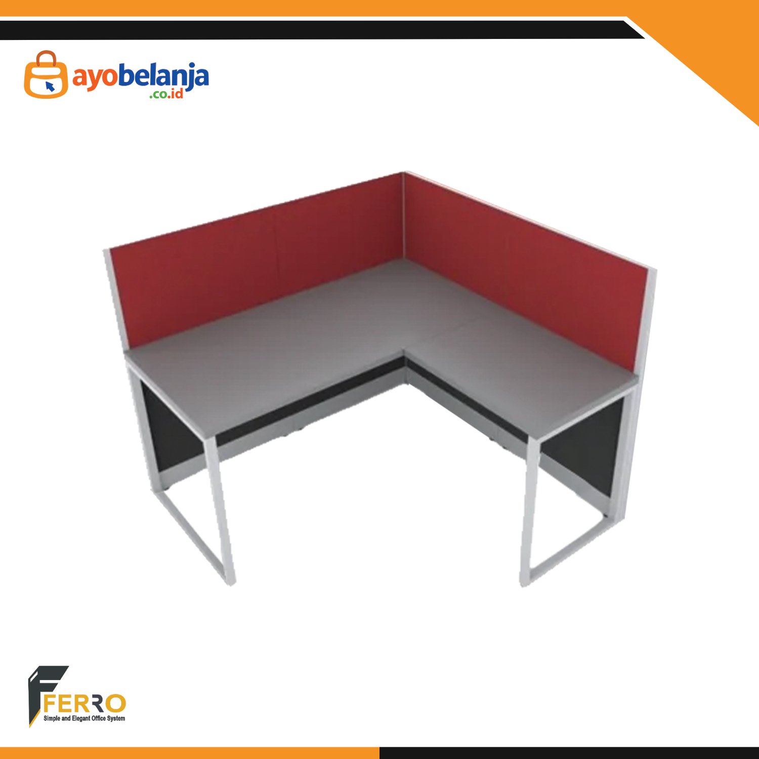 Meja Kerja Kubikal CWD-04A uk. 1400