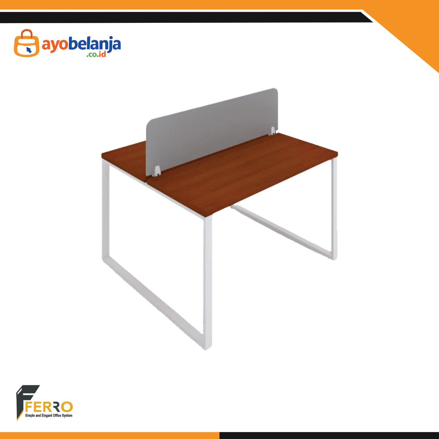 Meja Kerja Konfigurasi PT-01B uk. 1400