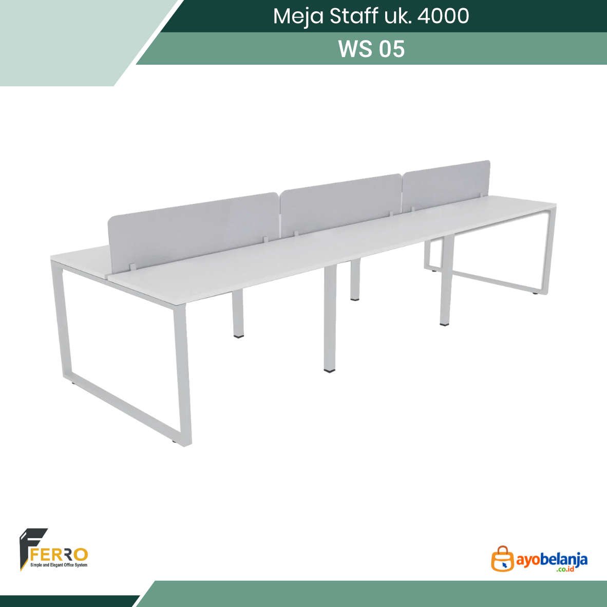 Meja Staff uk. 4000