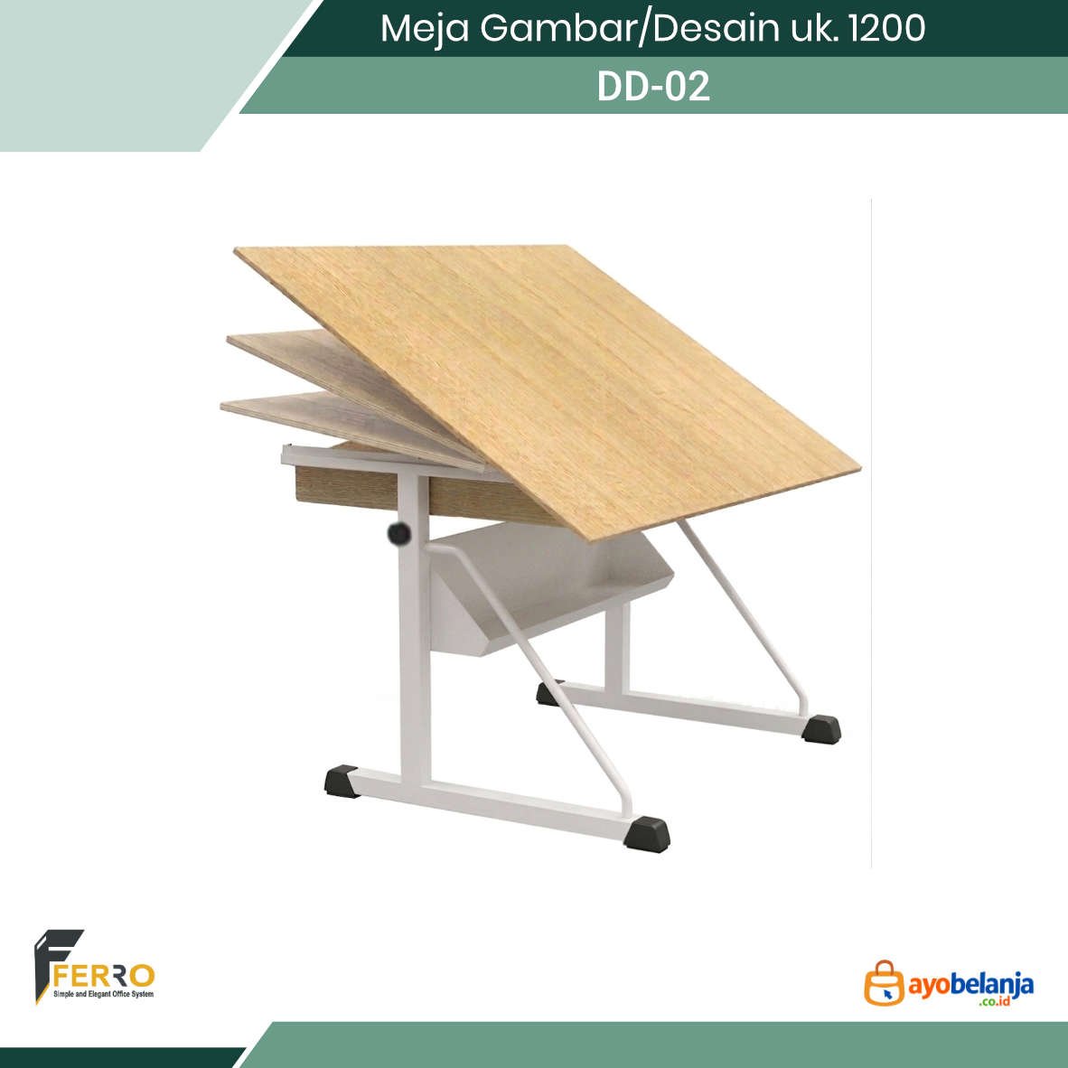 Meja Gambar/Desain uk. 1200