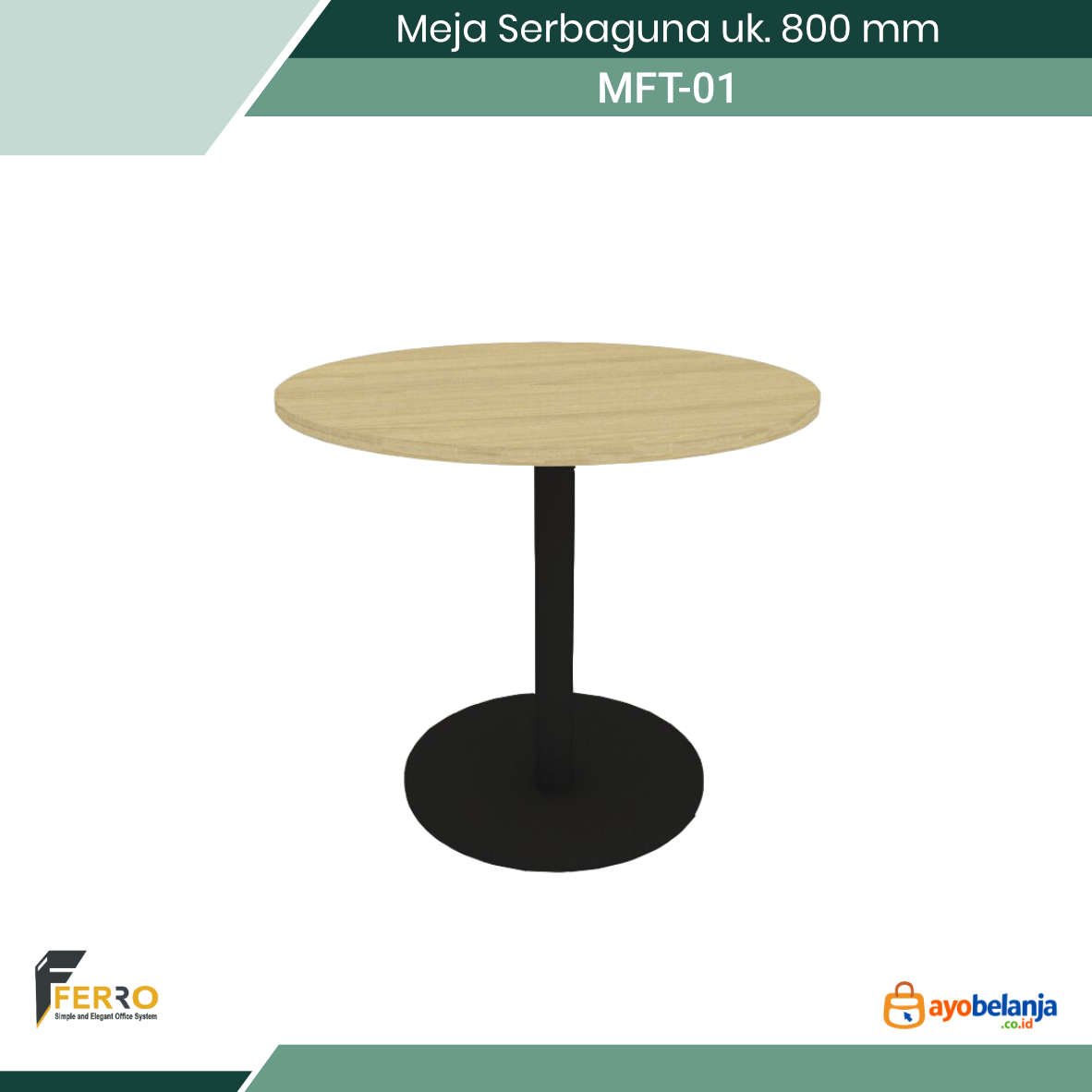 Meja Serbaguna uk. 800 mm