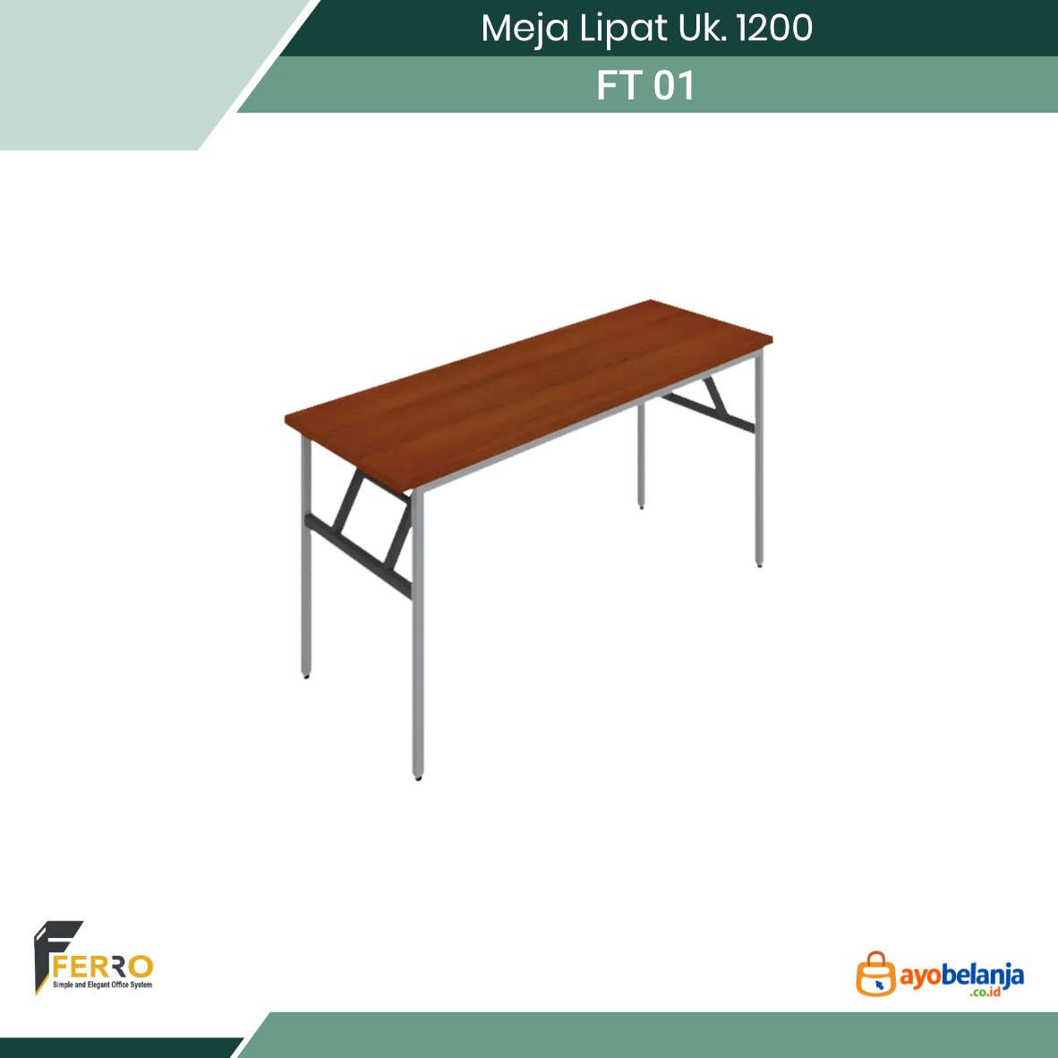 Meja Lipat Uk. 1200