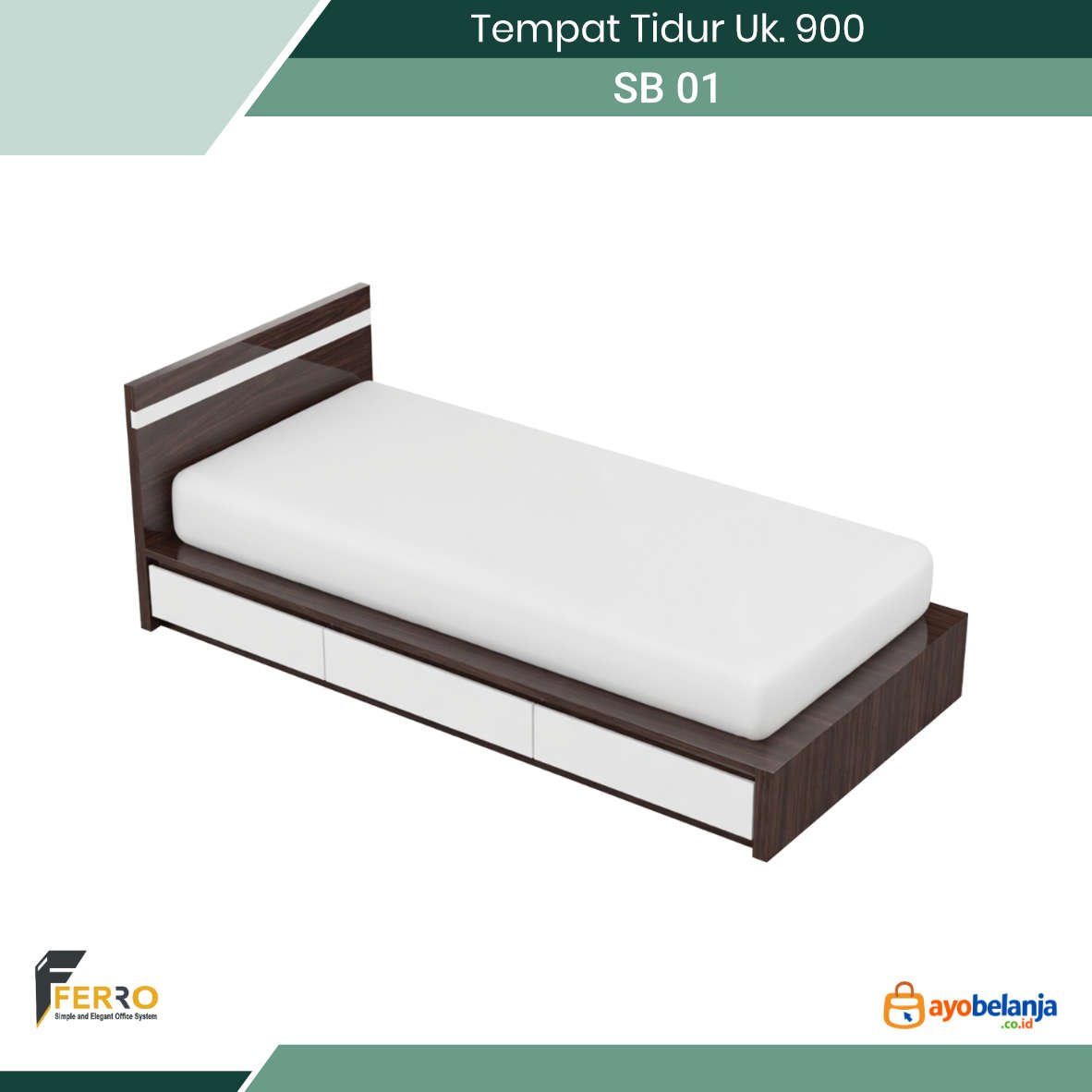 Tempat Tidur Uk. 900