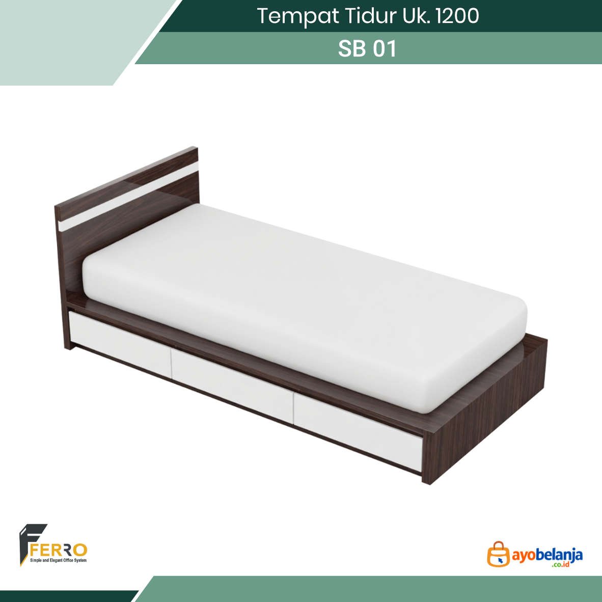 Tempat Tidur Uk. 1200
