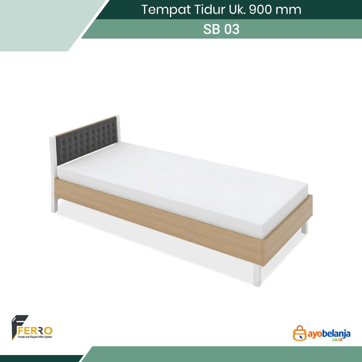 Tempat Tidur Uk. 900 mm