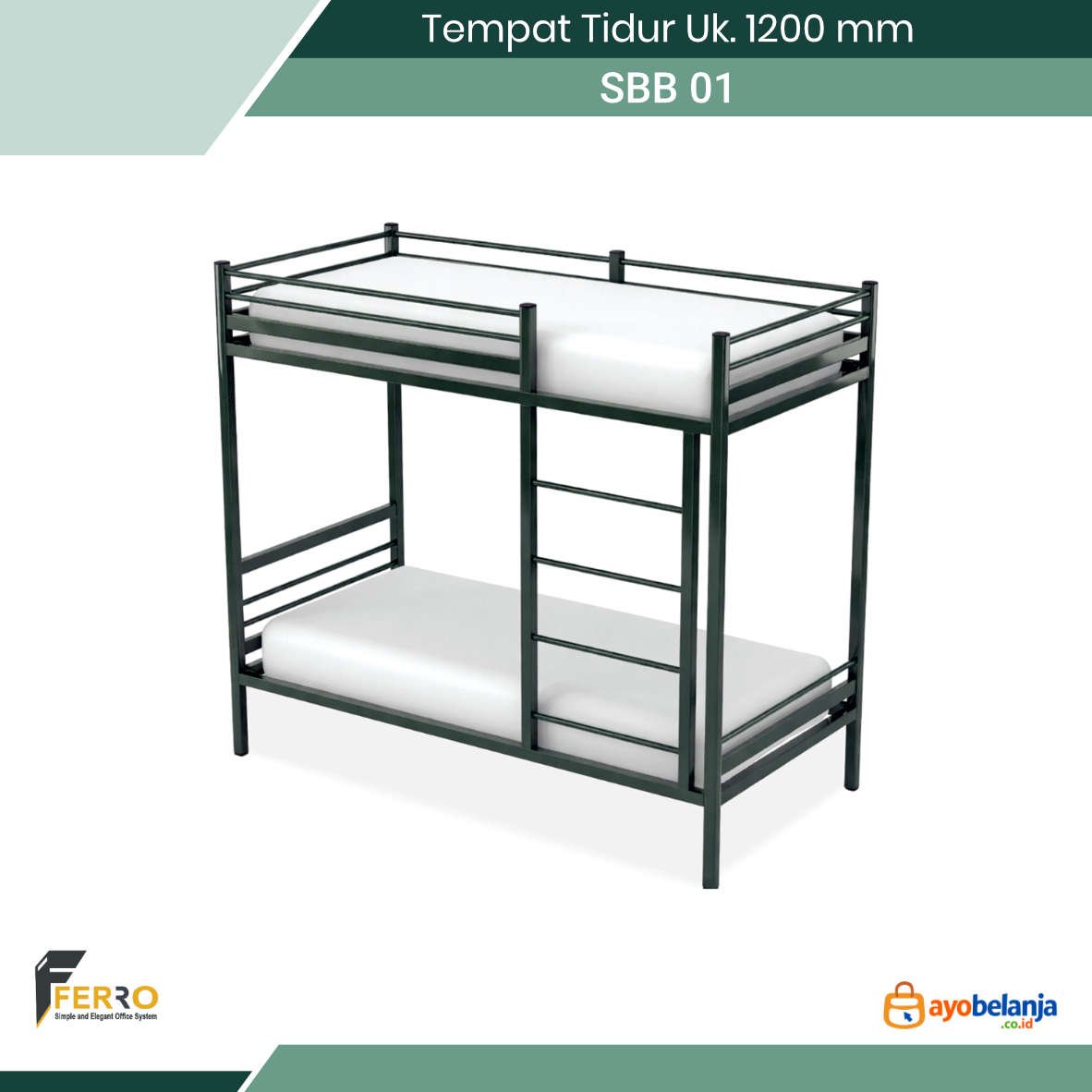 Tempat Tidur Uk. 1200 mm