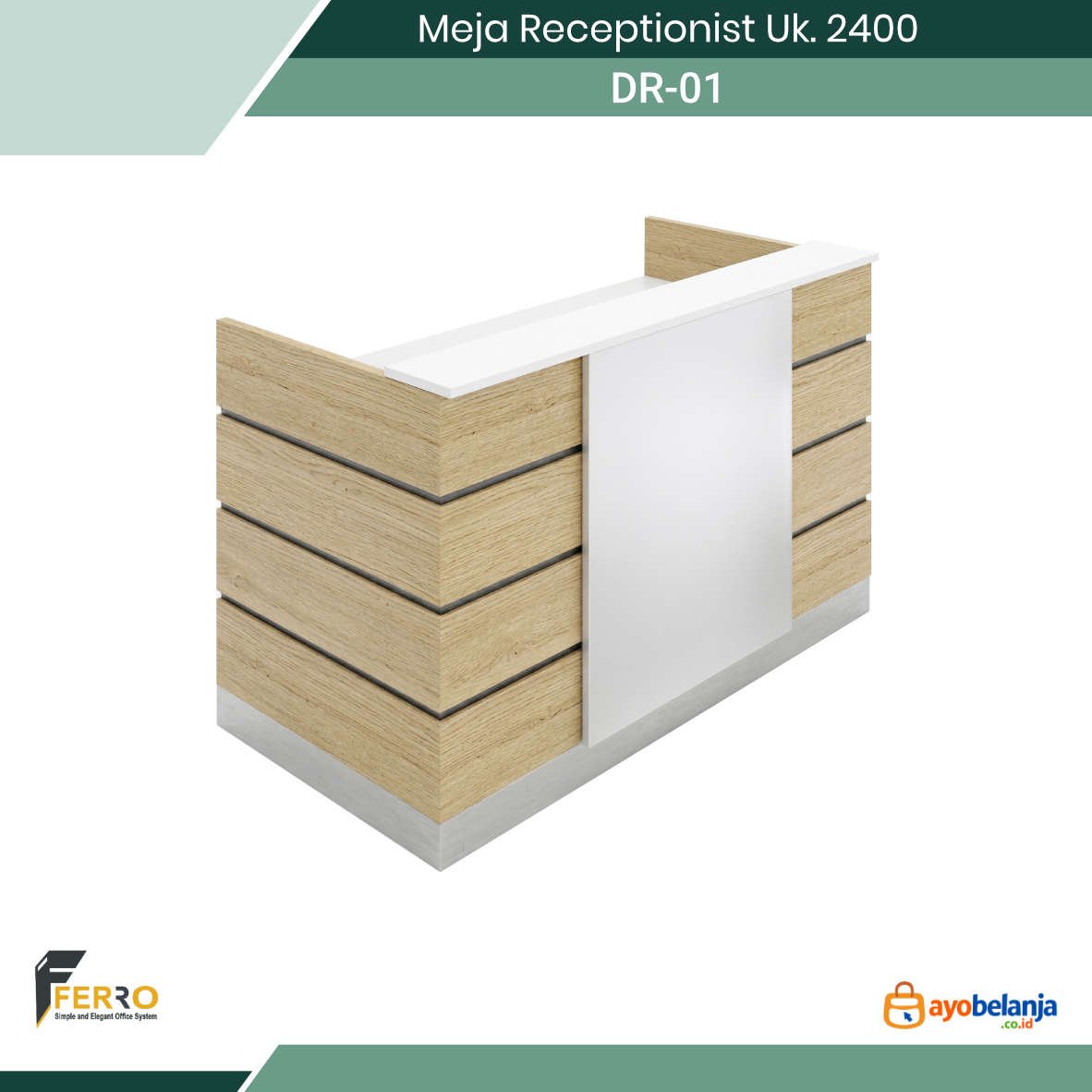 Meja Receptionist Uk. 2400