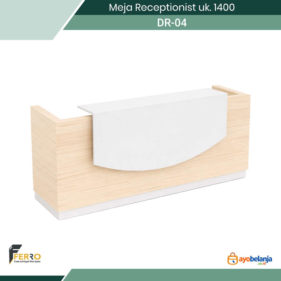 Meja Receptionist uk. 1400