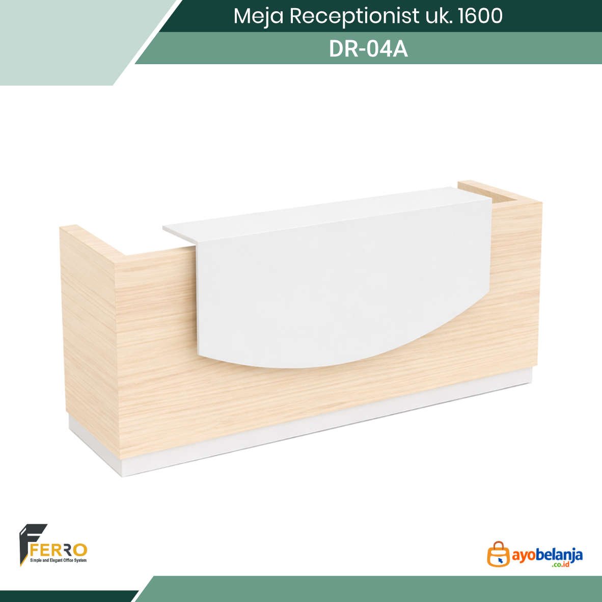 Meja Receptionist uk. 1600