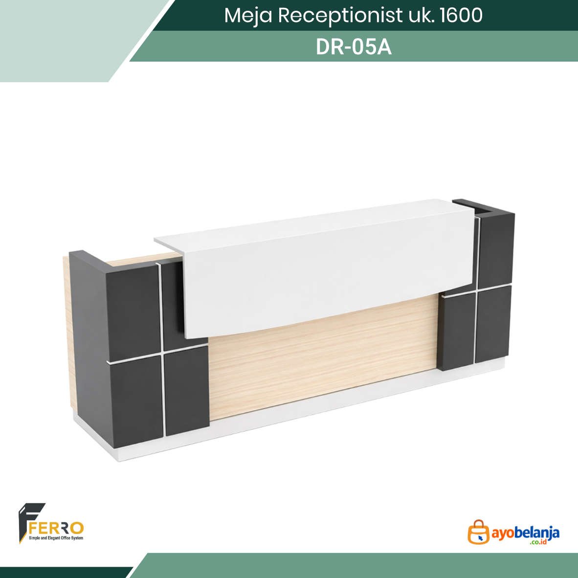 Meja Receptionist uk. 1600