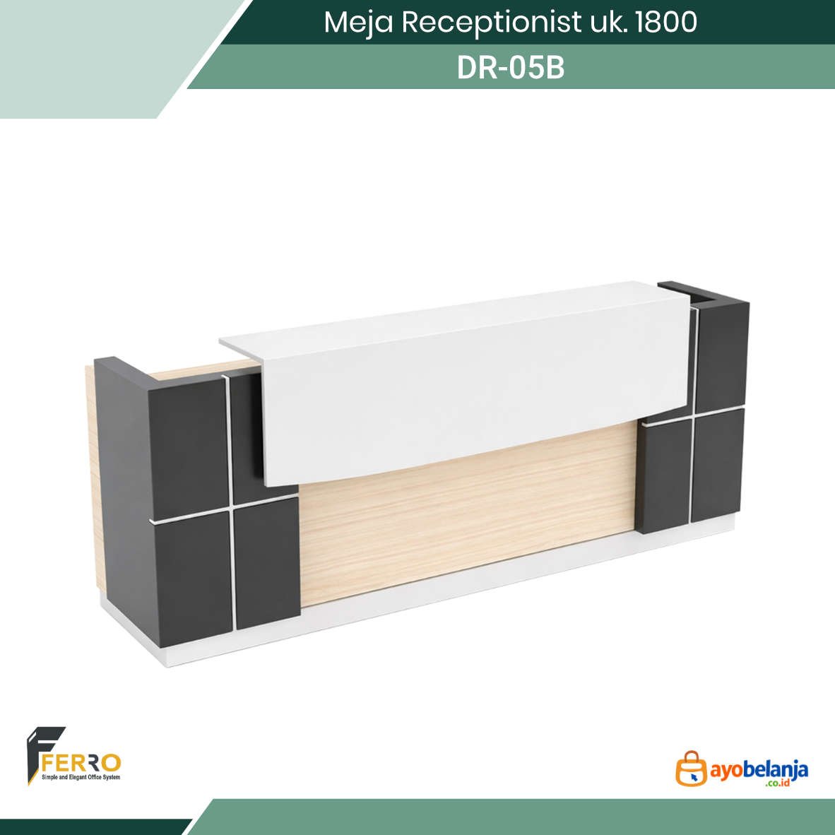 Meja Receptionist uk. 1800