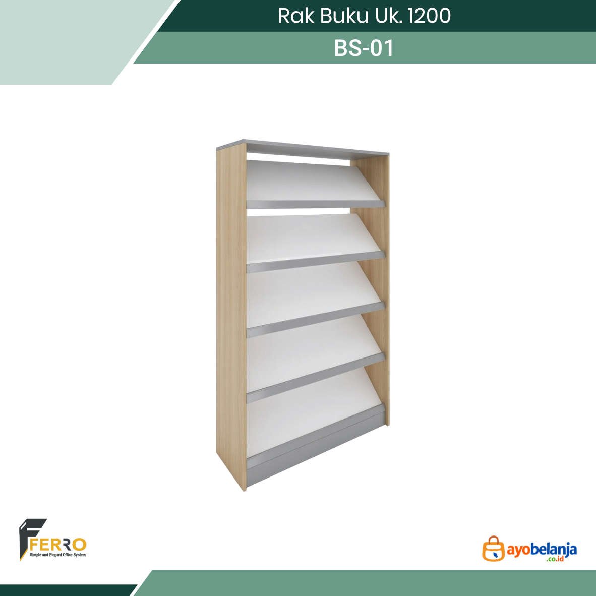 Rak Buku Uk. 1200