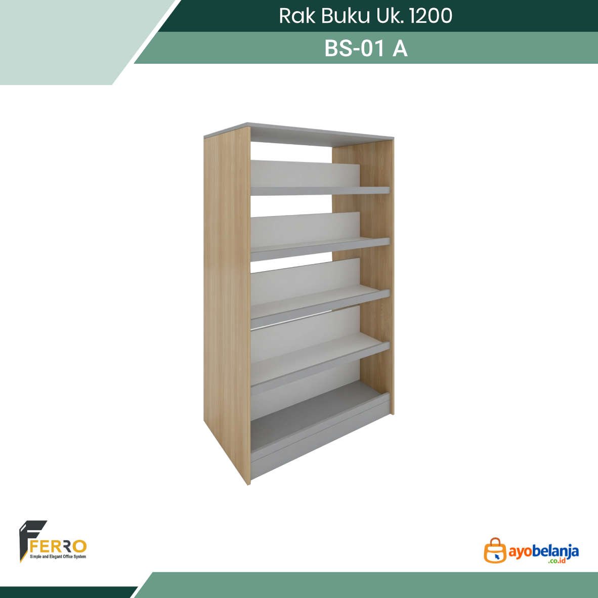 Rak Buku Uk. 1200
