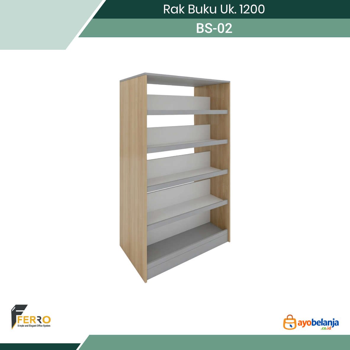 Rak Buku Uk. 1200