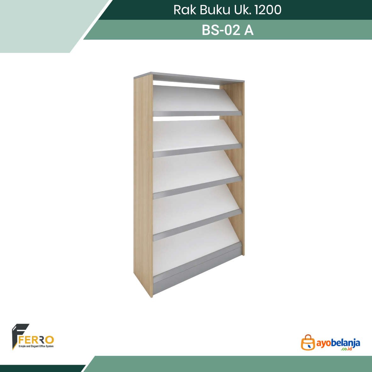 Rak Buku Uk. 1200