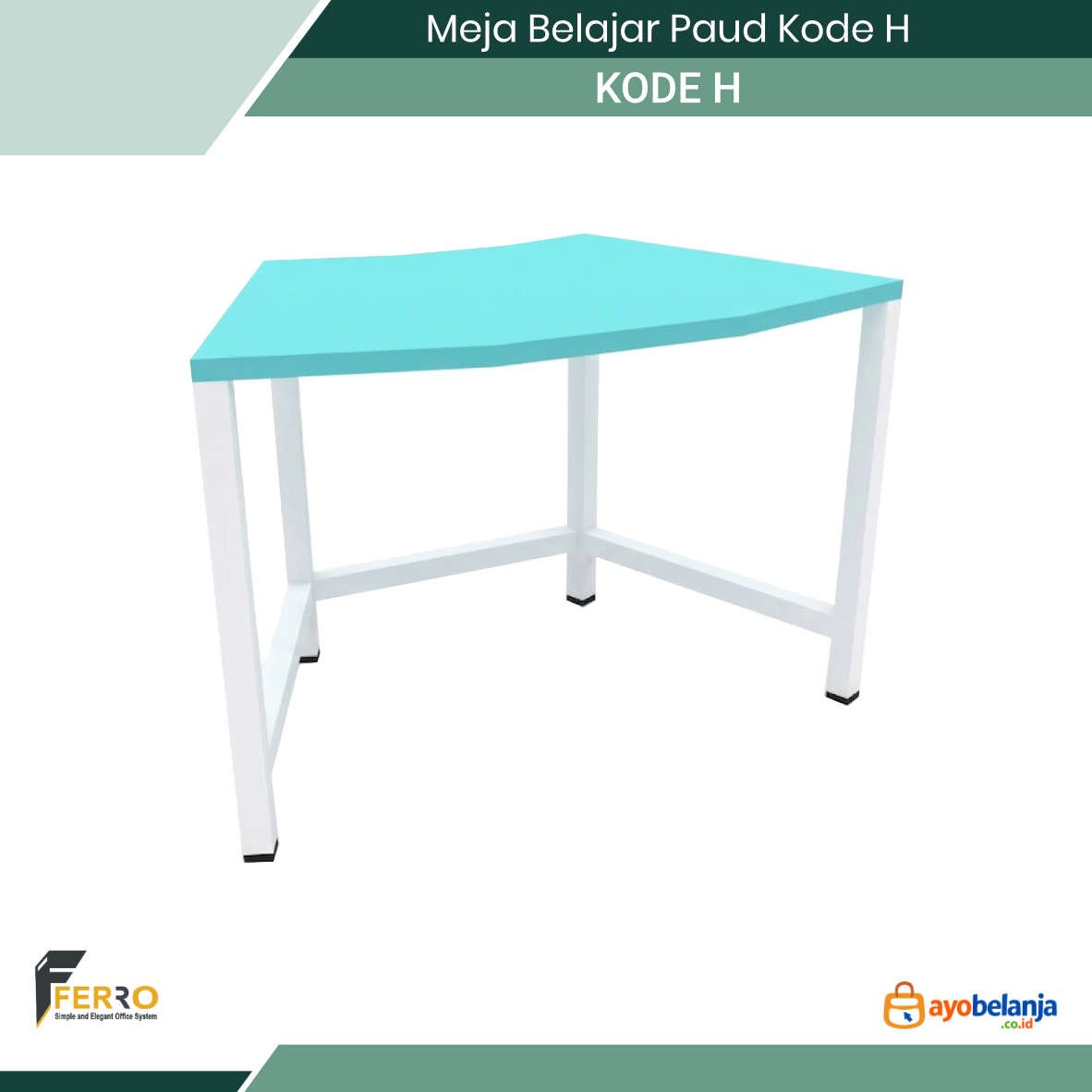 Meja Belajar Paud Kode H