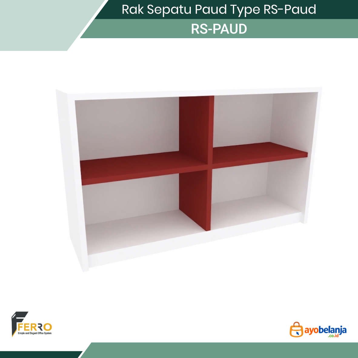 Rak Sepatu Paud Type RS-Paud