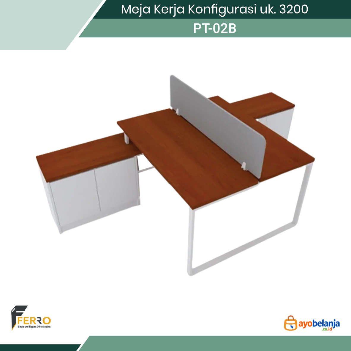 Meja Kerja Konfigurasi uk. 3200