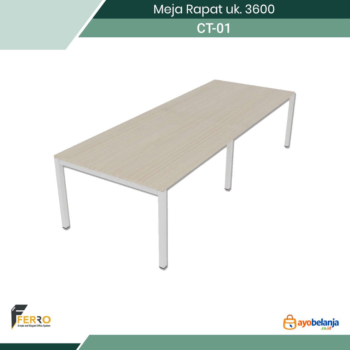 Meja Rapat uk. 3600