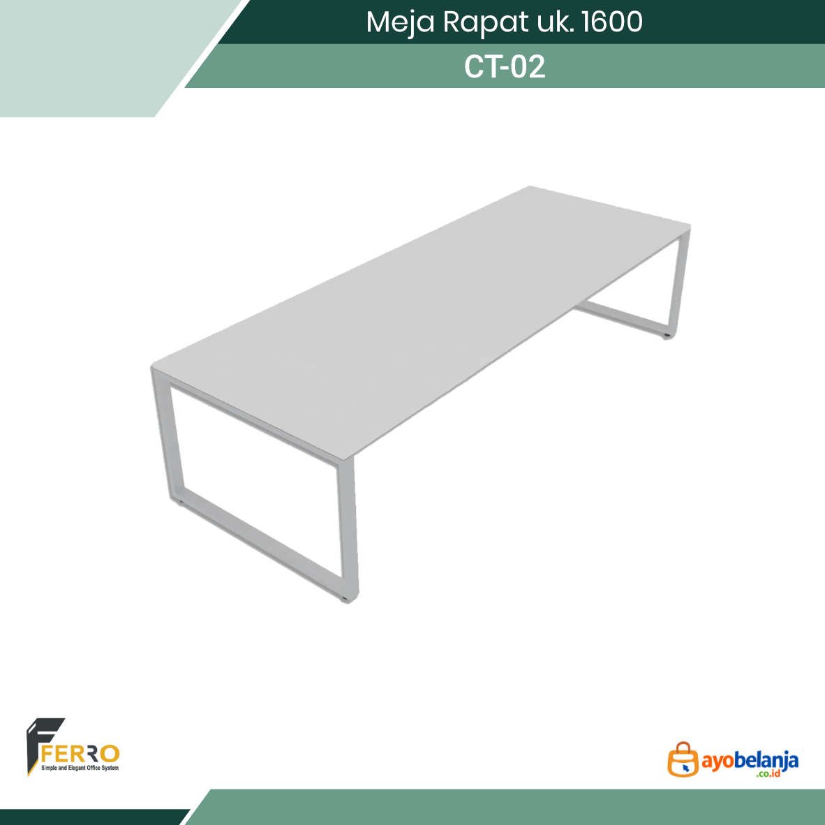 Meja Rapat uk. 1600