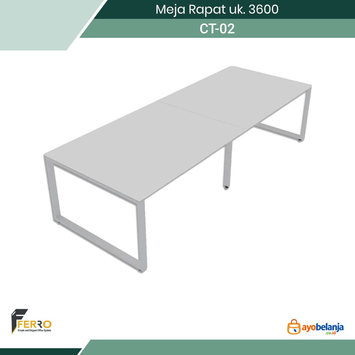Meja Rapat uk. 3600
