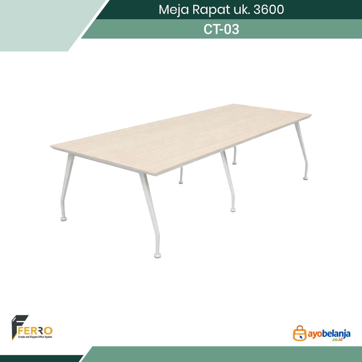 Meja Rapat uk. 3600