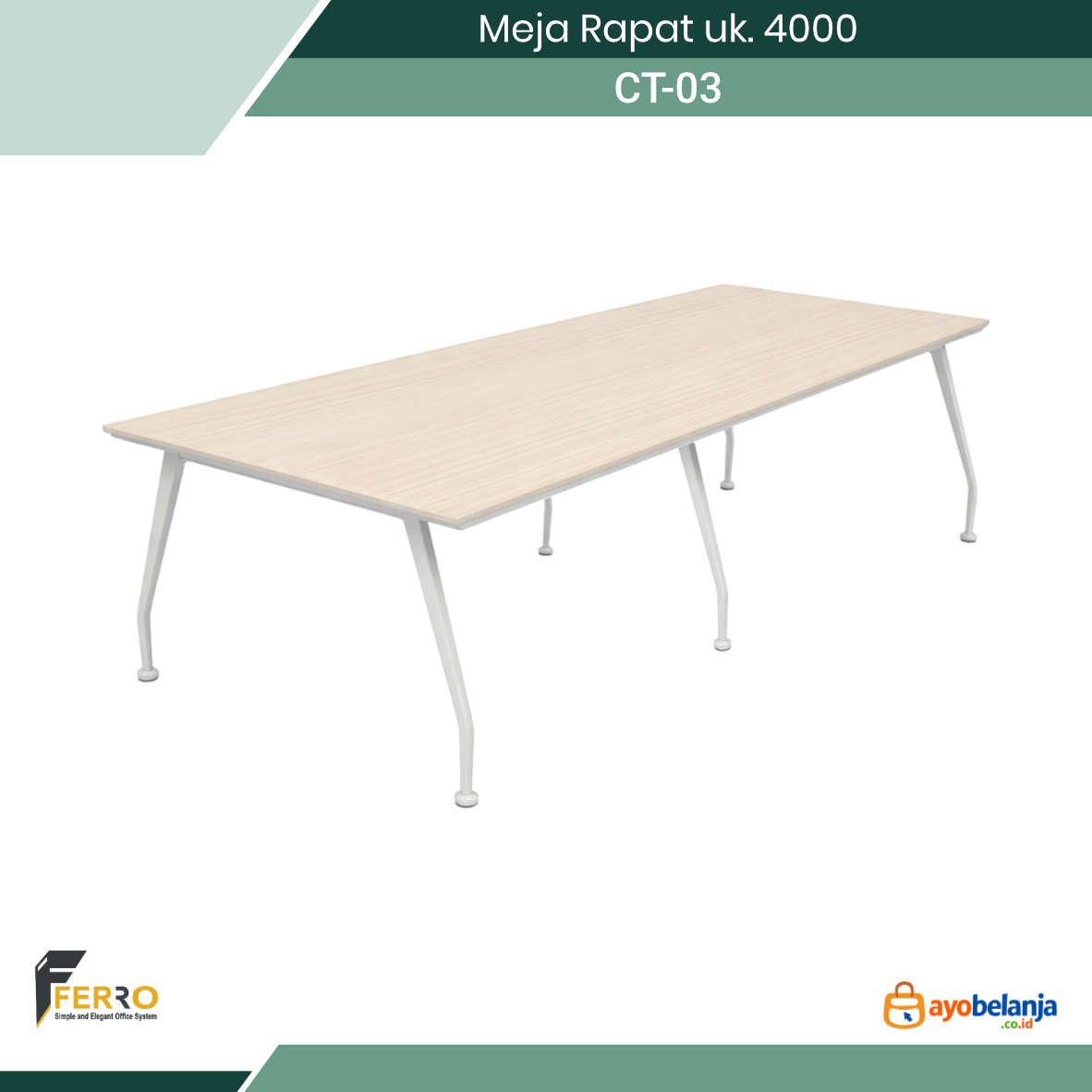 Meja Rapat uk. 4000