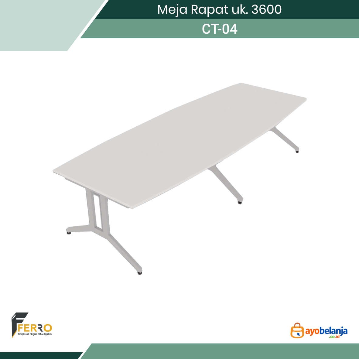Meja Rapat uk. 3600