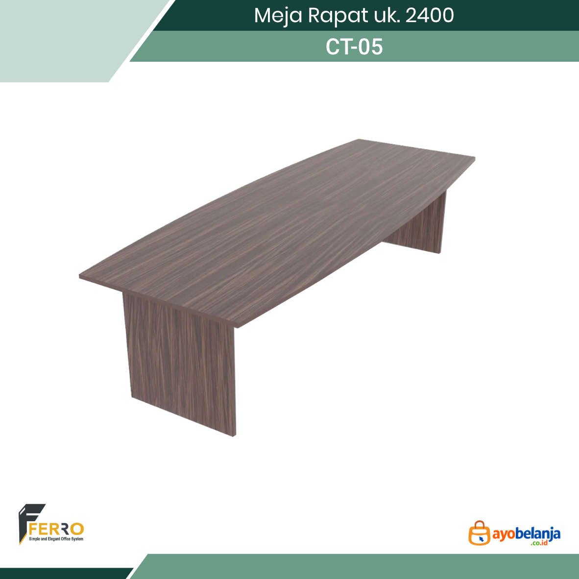 Meja Rapat uk. 2400