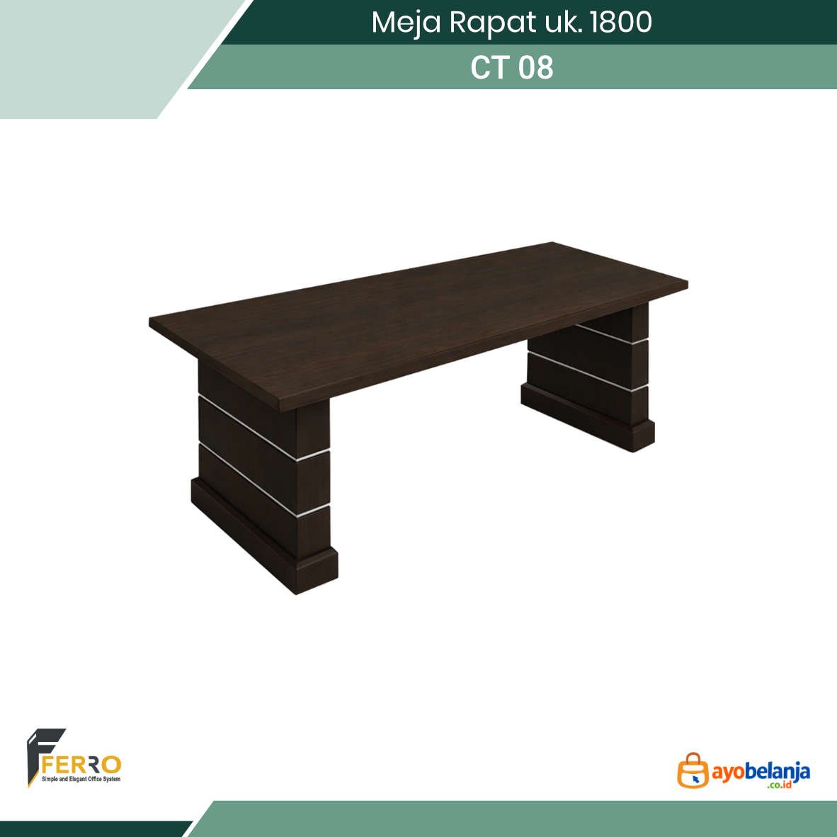 Meja Rapat uk. 1800