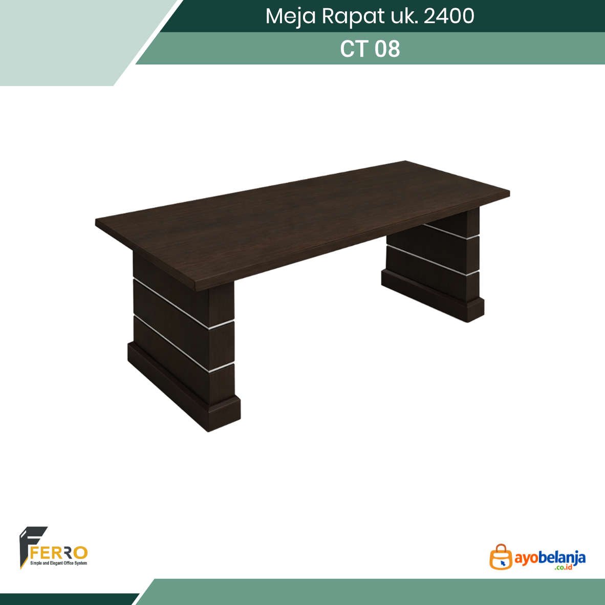 Meja Rapat uk. 2400