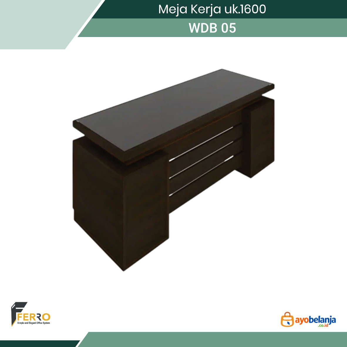 Meja Kerja uk.1600