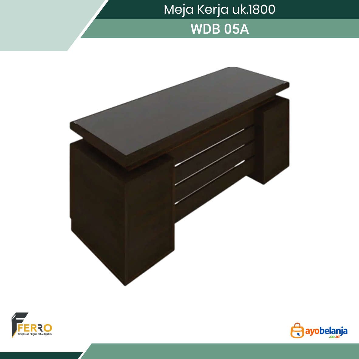 Meja Kerja uk.1800