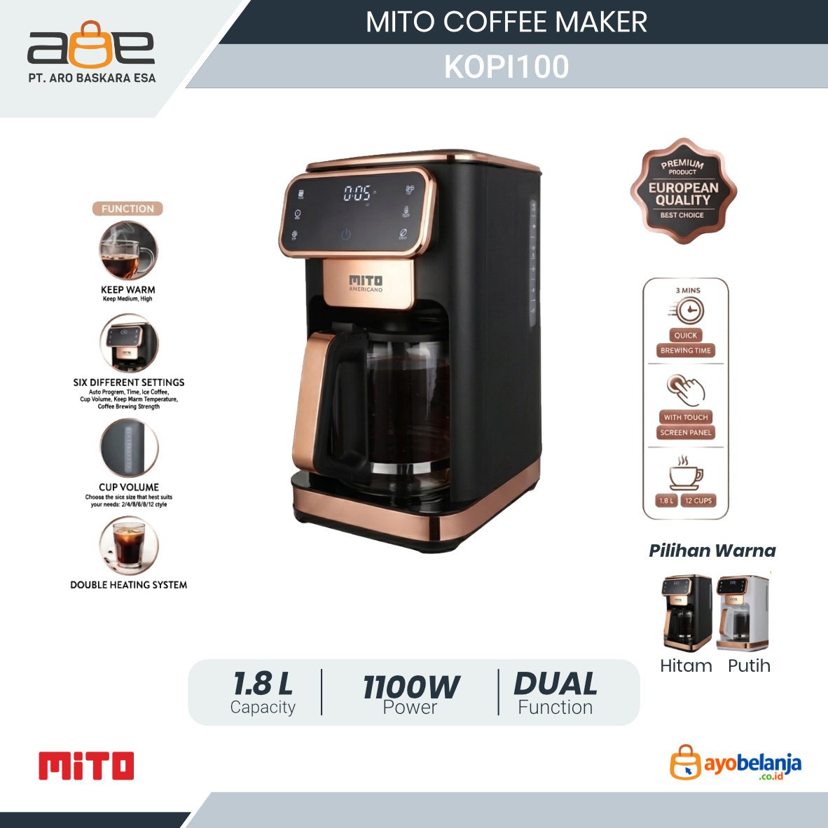 MITO - COFFEE MAKER - KOPI100