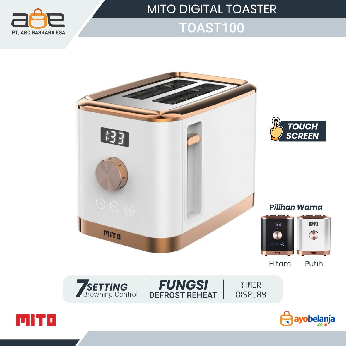 MITO - DIGITAL TOASTER - TOAST
100