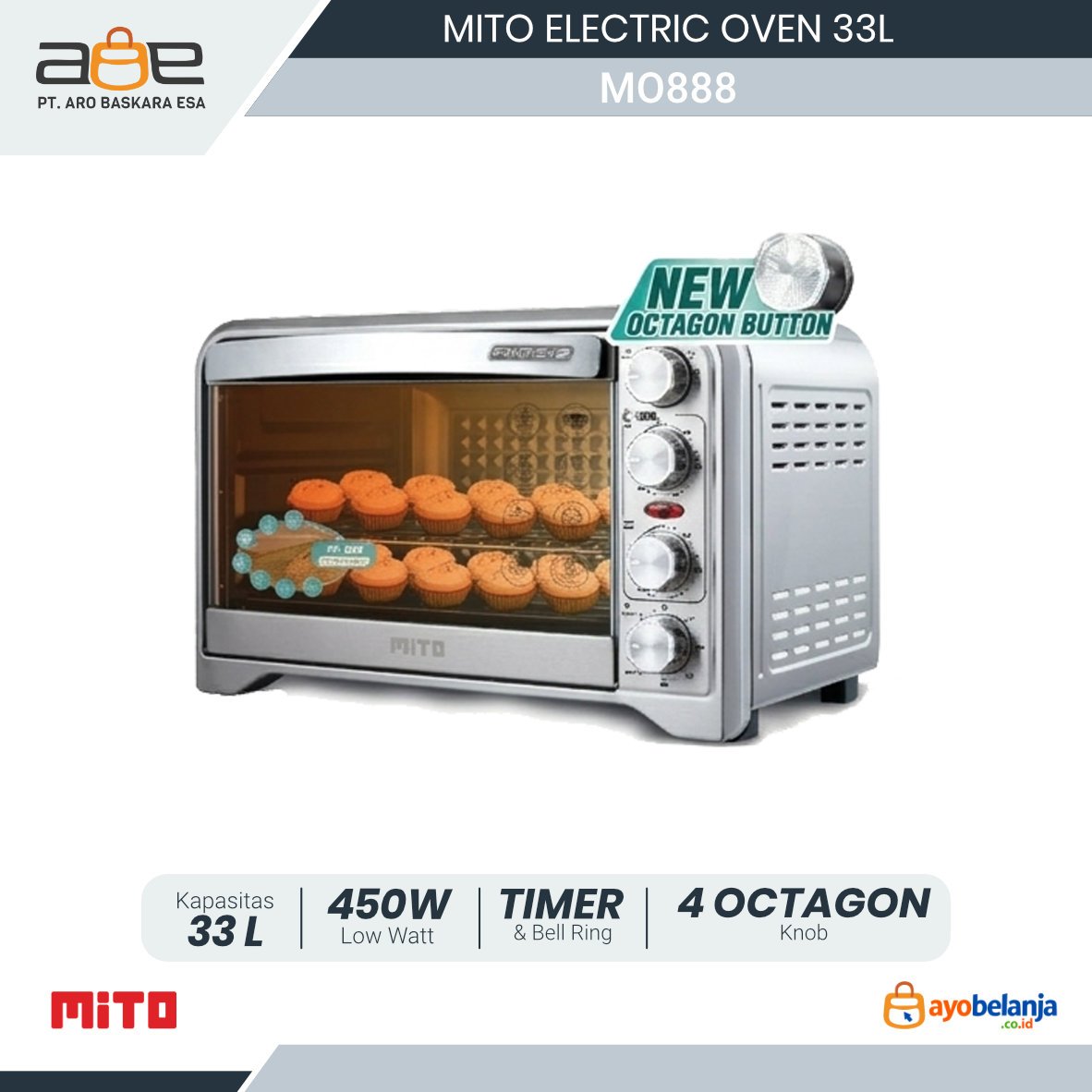 MITO - ELECTRIC OVEN - MO888
FANTASY2 - 33L