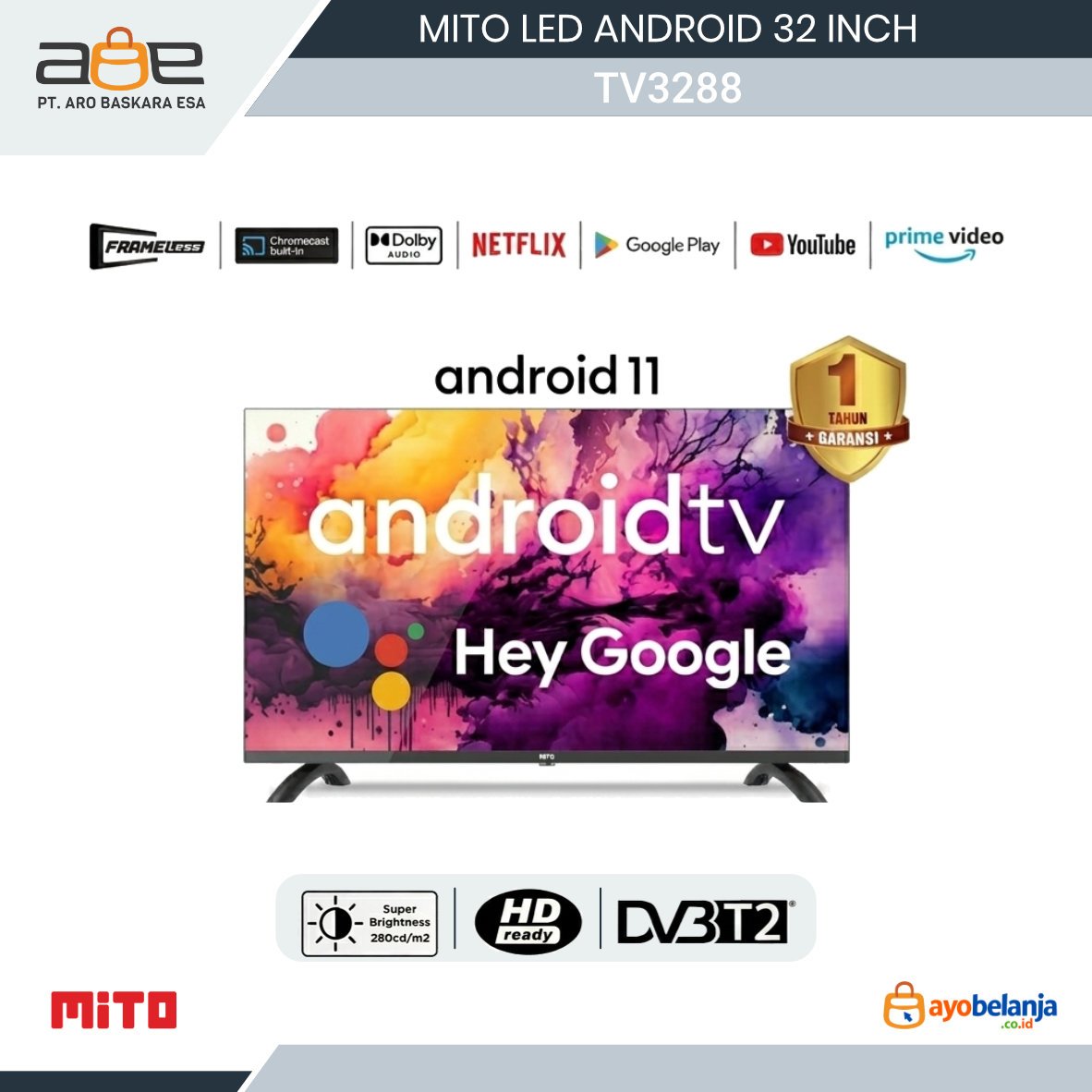 MITO - LED ANDROID - 3288 - 32 INCH