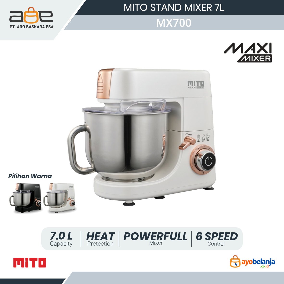 MITO - STAND MIXER - MX700 - 7L