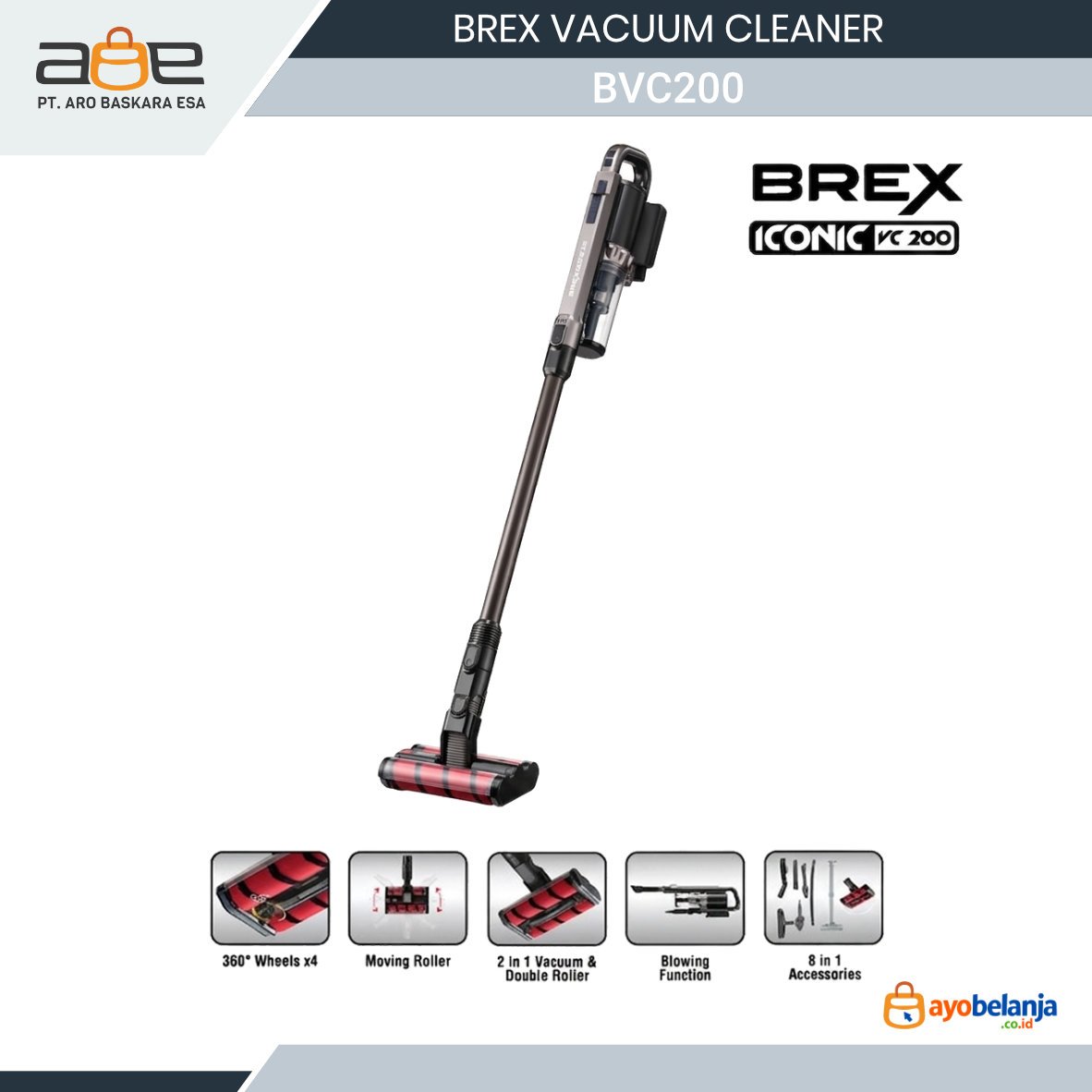 BREX - VACUUM CLEANER - VC200 ICONIC SERIES