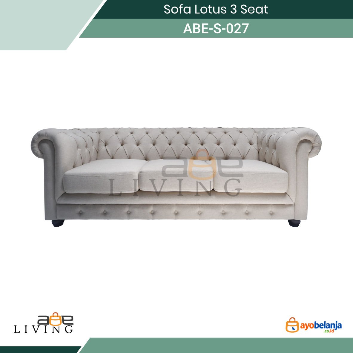 Sofa Lotus 3 Seat