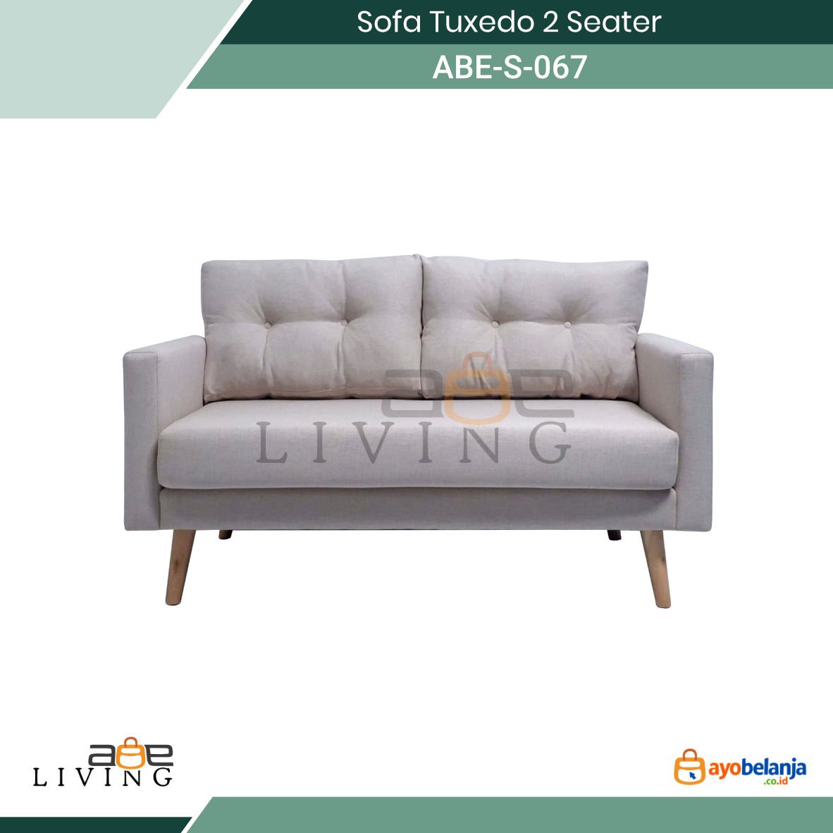 Sofa Tuxedo 2 Seater
