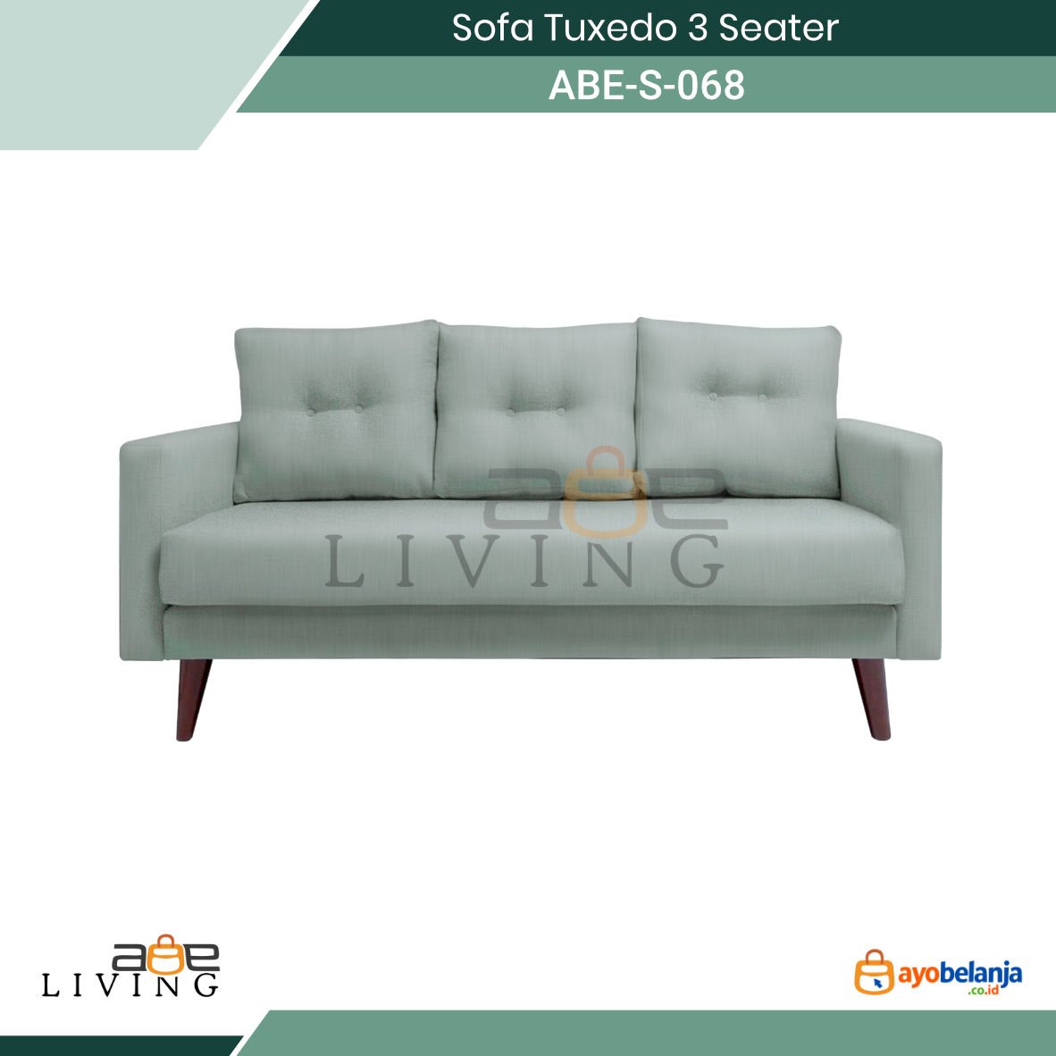 Sofa Tuxedo 3 Seater